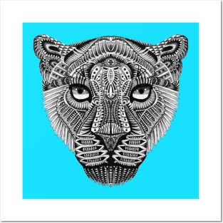 Tigers Mandala Logo Posters and Art